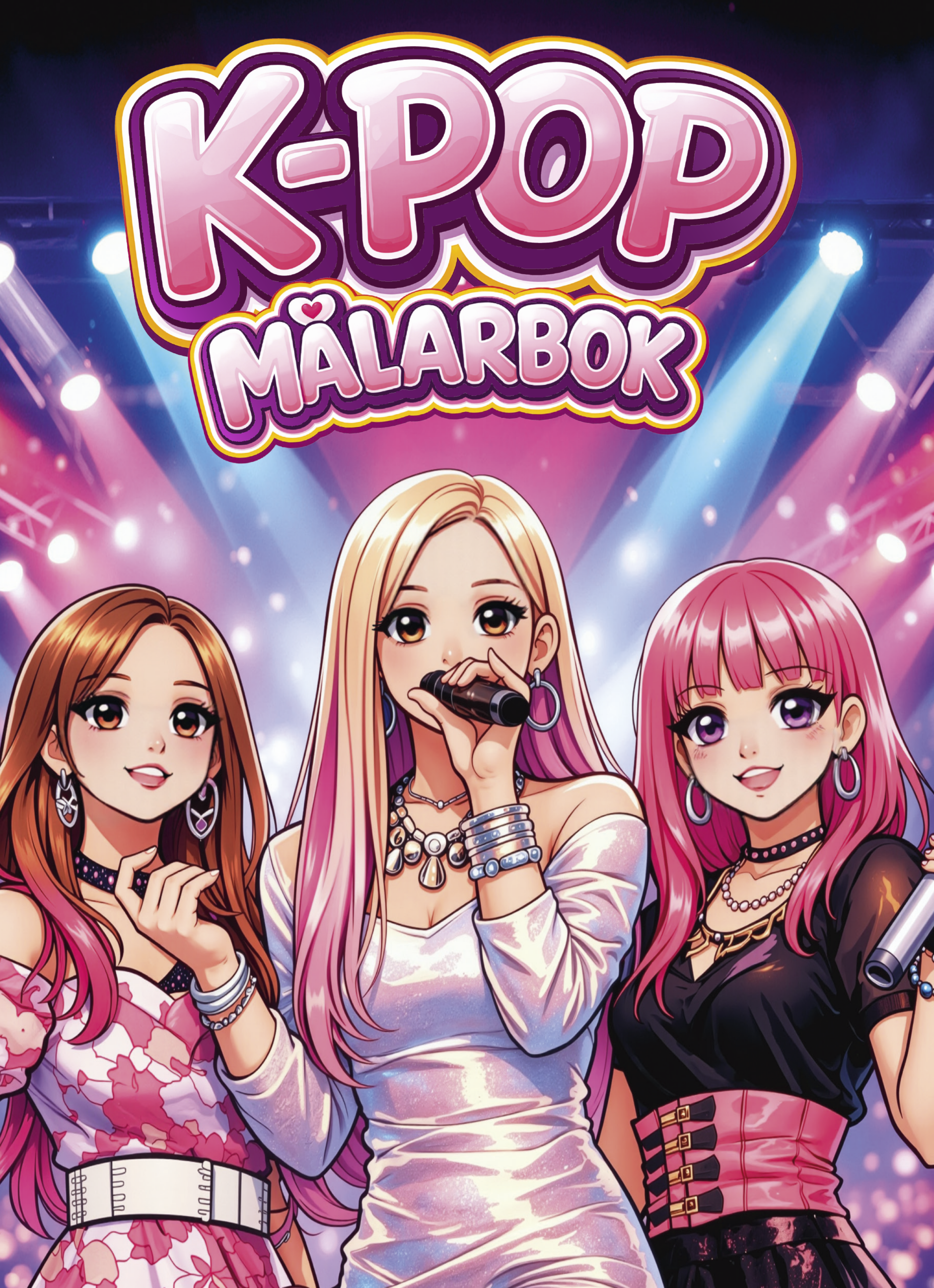 K-pop målarbok