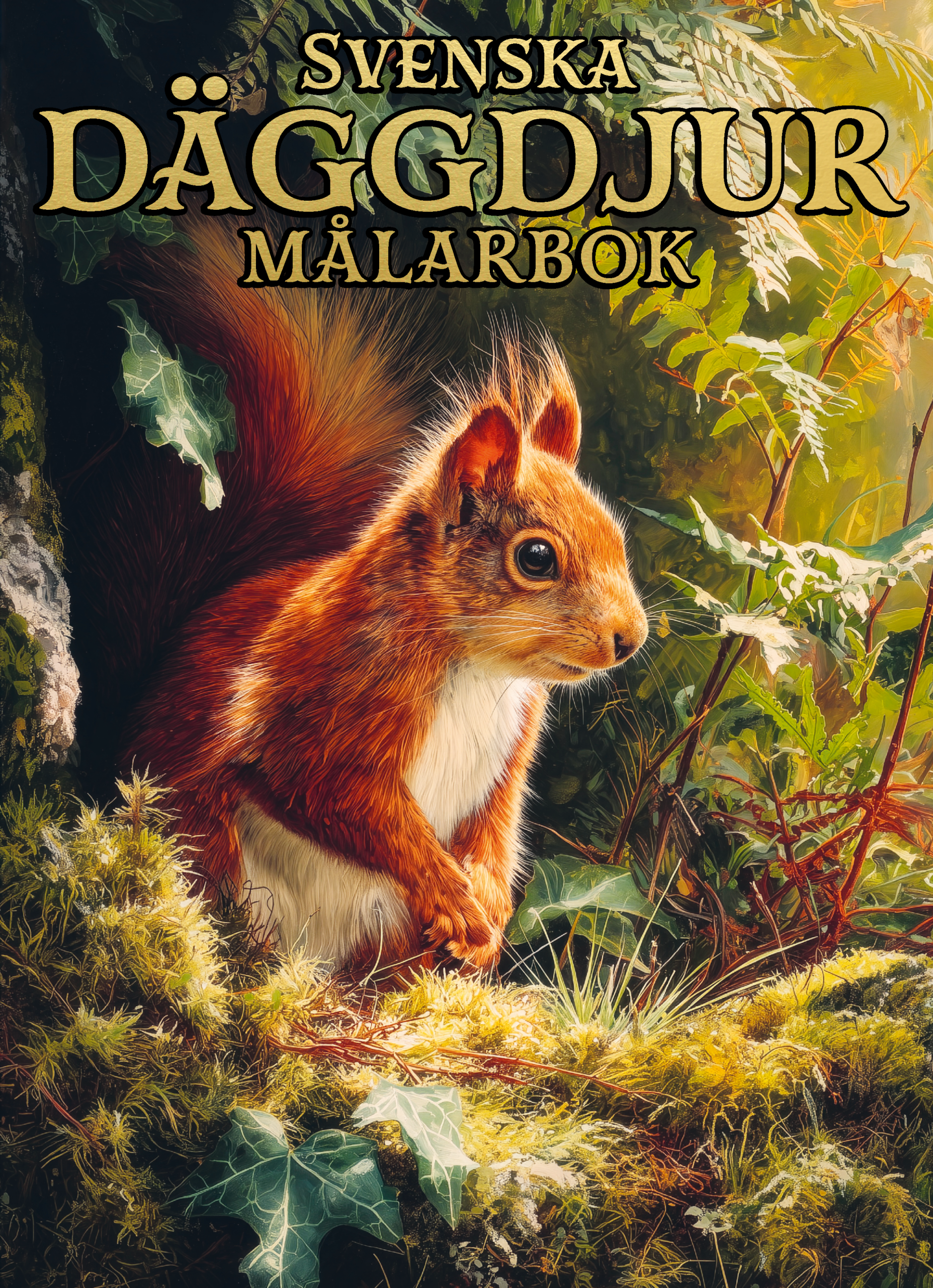 Svenska däggdjur : målarbok