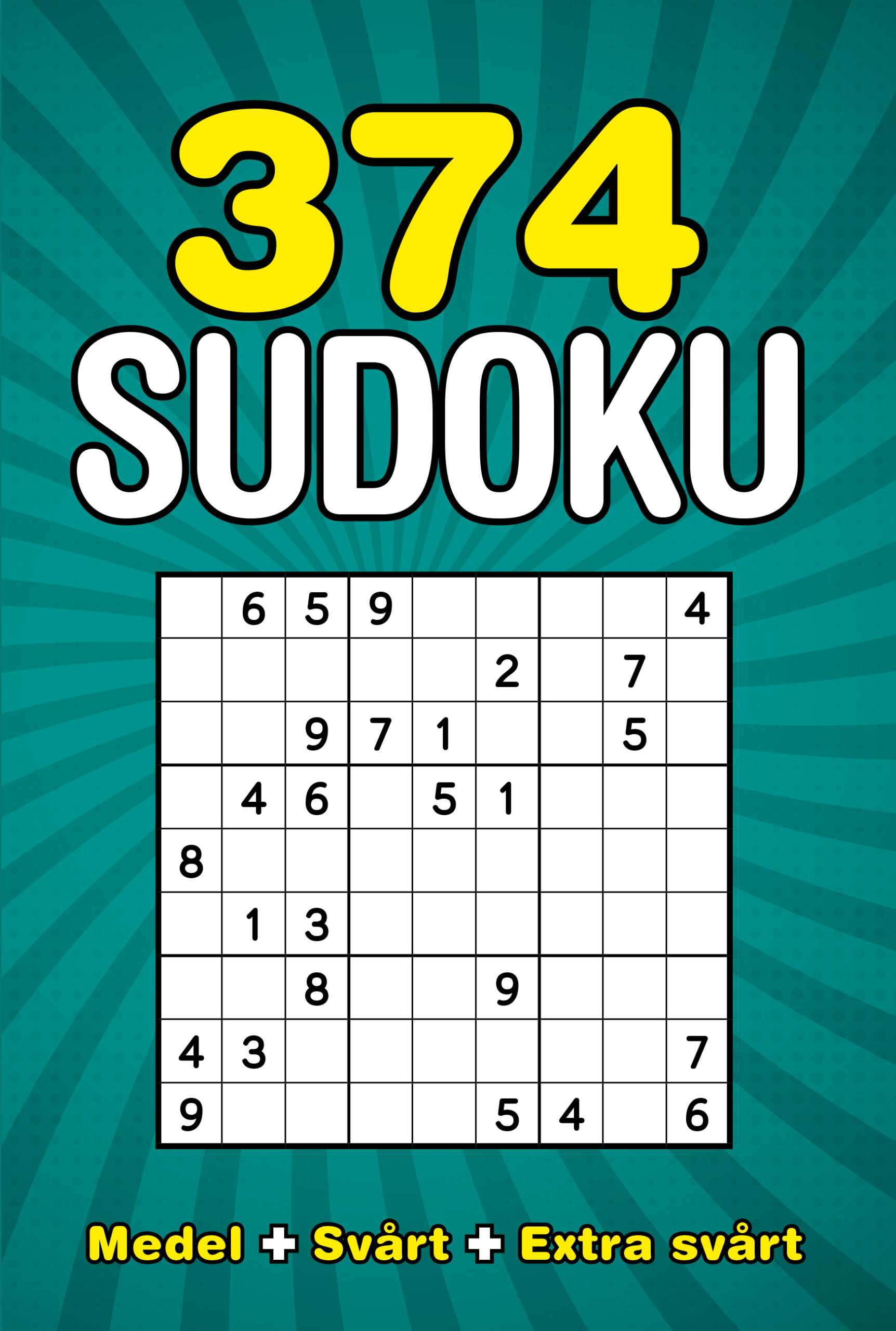 374 sudoku : Medel+svårt+extra svårt